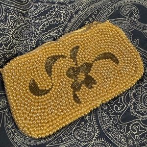 Vintage beaded clutch